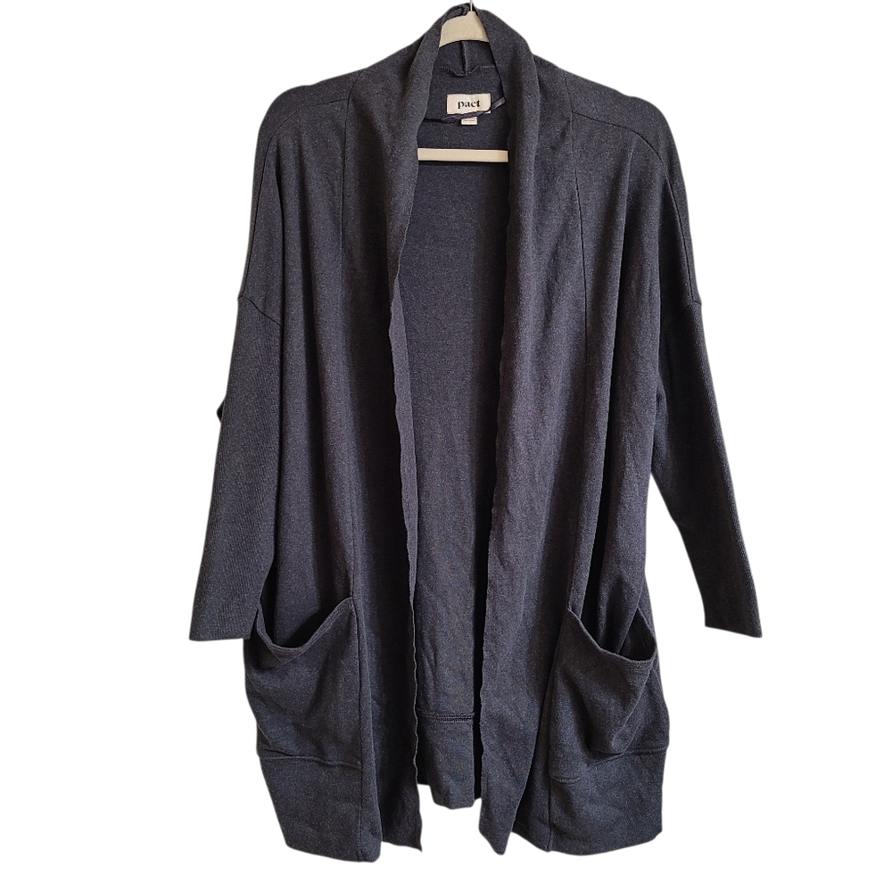 PACT Gray Airplane Cardigan  XS/S